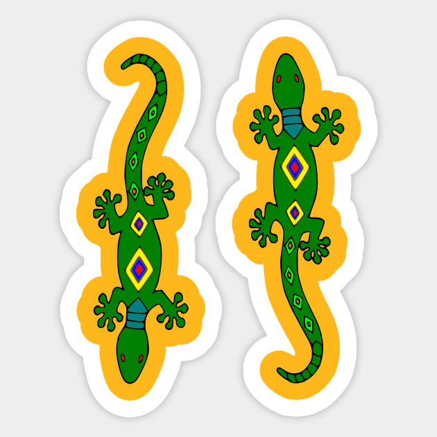 gecko lover Sticker by your best store